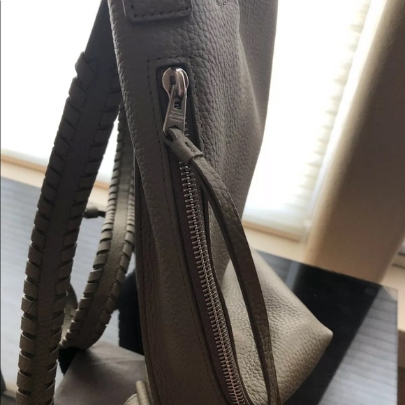 Kita Leather Convertible Whipstitched Backpack - Picture 4 of 6